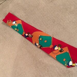 Peanuts Baseball Tie
